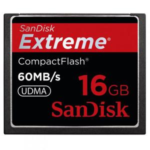 Sandisk CompactFlash Extreme 16GB (60MB/sek)