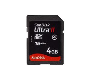 SanDisk SDHC Ultra II 4GB - 2823866362