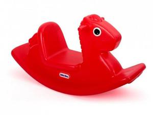 Little Tikes Ko Konik na biegunach czerwony Bujak - 2877578019