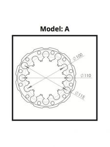 Dystanse CROSS PRO A1 4/110 i 4/115, 45mm, 10mm spacers - 2453280723