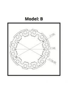 Dystanse CROSS PRO B2 4/156 i 4/144,3/8"45mm Polaris spacers - 2453280724