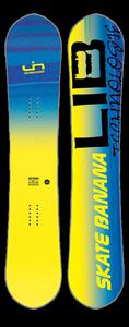 Snowboard LIB TECH Skate Banana Yellow - 2860695659