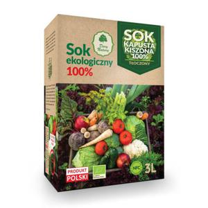 Sok Kapusta kiszona 100% EKO 3l- Dary Natury - 2868319058