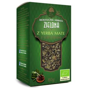 Herbata Zielona Z yerba mate EKO 80g - Dary Natury - 2862352072