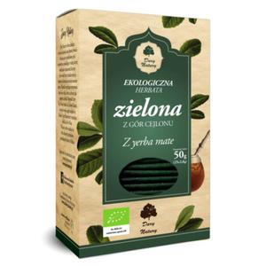 Herbata Zielona Z yerba mate EKO 25x2g - Dary Natury - 2862352104