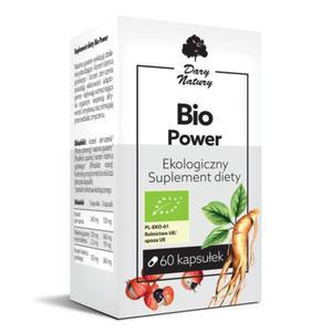 Bio Power EKO 60 kapsuek - Suplement Diety - Dary Natury - 2862352502