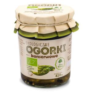 Ogrki konserwowe EKO 410 g - Dary Natury - 2868319248