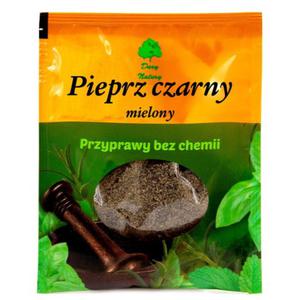 Pieprz Czarny Mielony 30g w saszetce - Dary Natury - 2862352582