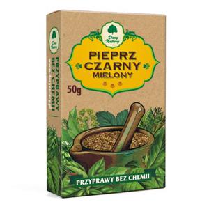 Pieprz Czarny Mielony 50g - Dary Natury "przyprawy bez chemii"