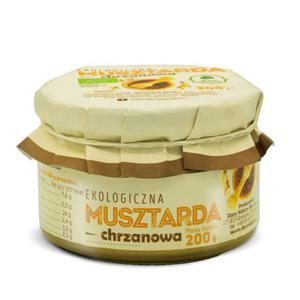 Musztarda chrzanowa EKO 200 g - Dary Natury - 2868148428