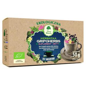 Herbatka Gripoherbs EKO 25x2g - Suplement Diety - 2822283811