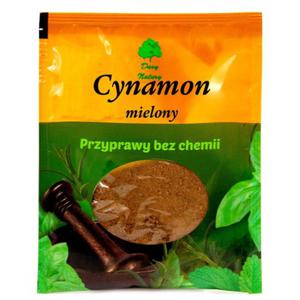 Cynamon Mielony 30g - Dary Natury "przyprawy bez chemii" w saszetce. NIE ZAWIERA GLUTENU - 2869405501