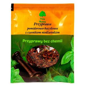 Przyprawa Pomidorowo-Bazyliowa z Czosnkiem Niedwiedzim 30g w saszetce - Dary Natury, NIE ZAWIERA GLUTENU - 2822284124