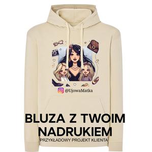 Bluza unisex kangurek (S-XXL) z nadrukiem napis/grafika/zdjcie - 2859107884