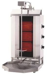 Gyros | opiekacz elektryczny do kebaba | 3 palniki | wsad 40kg KLG230 - 2871595839