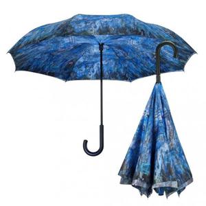 Monet Lilie wodne i wierzby parasol odwrotny automat Galleria - 2873317223