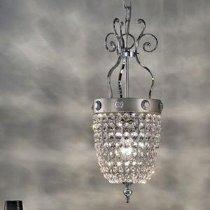 Lampa Wiszca MASIERO Elegantia 6000 S1 Krysztaki Murano - Krysztaki Murano