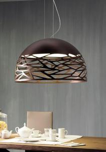 Studio Italia Design Kelly Medium Dome 60 brz Lampa Wiszca 60 cm - 2846987245