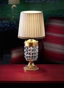 Lampka stoowa MASIERO Elegantia 6000 TL1 P Krysztaki Murano - Krysztaki Murano