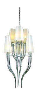 AZZARDO Diablo 6 AD 8074-3+3 Biaa Lampa Wiszca - 2665573827