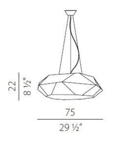 Lampa Wiszca Panzeri VIKI L 4101.75 - 2665581060