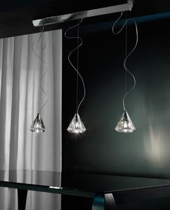 Lampa wiszca Morosini KARAT S3L - transparentny - 2665587824