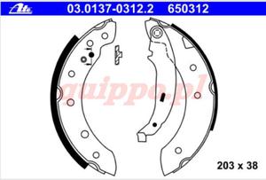 Szczki hamulcowe 03.0137-0312.2 - 2833176421