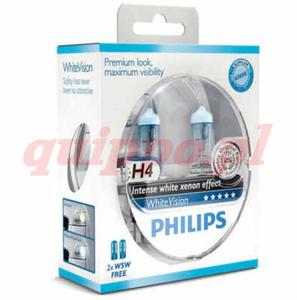 arwka halogenowa H4 Philips Blue White Vision xenon efect - 2833176560