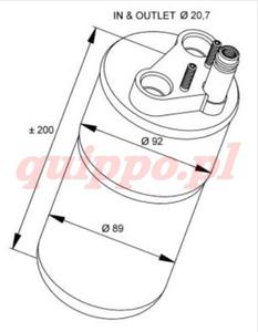 Osuszacz klimatyzacji NRF 33216 - 2833176840