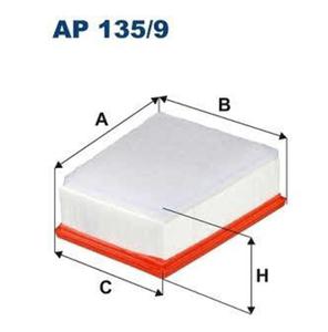 Filtr powietrza AP135/9 - 2856502011