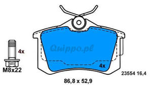 Klocki hamulcowe 13.0460-2740.2 - 2833173394