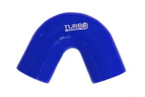 Kolanko silikonowe 135° TurboWorks - Niebieski