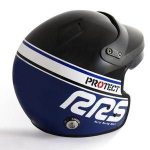 Kask Otwarty RRS Protec Jet - SNELL FIA HANS - XS \ Czarno-niebieski - 2841651002