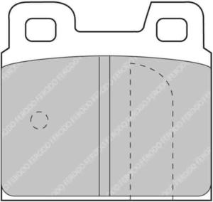 Klocki hamulcowe Ferodo DS3000 ALFA ROMEO 155 1.9 Przd - 2827971225