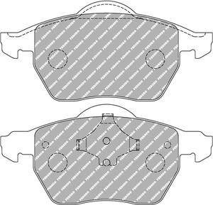 Klocki hamulcowe Ferodo DS3000 AUDI 100 Quattro 2.2 Ty - 2827971937