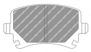 Klocki hamulcowe Ferodo DS3000 AUDI 200 2.0 Ty - 2827971959