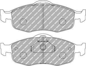 Klocki hamulcowe Ferodo DS3000 FIAT Coupe 2.0 Przd - 2827973809