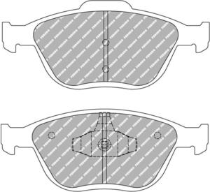 Klocki hamulcowe Ferodo DS2500 FIAT Marea 1.6 Przd - 2827973912