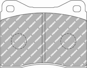 Klocki hamulcowe Ferodo DS3000 FIAT Panda (I) 0.7 Przód