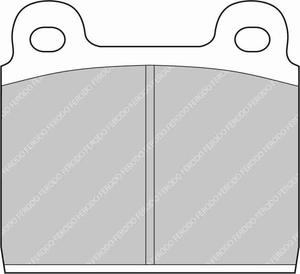 Klocki hamulcowe Ferodo DS2500 LANCIA Dedra 1.8 Przd - 2827975459