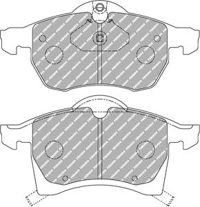 Klocki hamulcowe Ferodo DS3000 LANCIA Dedra 1.8 Przd - 2827975500