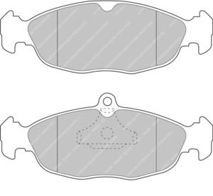 Klocki hamulcowe Ferodo DS3000 LANCIA Delta 1.8 Przd - 2827975577