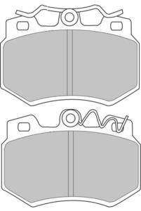 Klocki hamulcowe Ferodo DS2500 MERCEDES 190 2.5 Przd - 2827975853