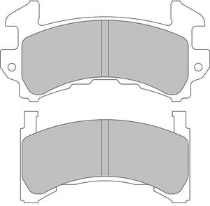 Klocki hamulcowe Ferodo DS2500 MERCEDES 320 3.2 Przód