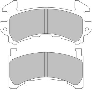 Klocki hamulcowe Ferodo DS2500 MERCEDES 320 3.2 Przd - 2827976016