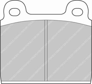 Klocki hamulcowe Ferodo DS3000 MERCEDES 560 5.6 Ty