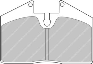 Klocki hamulcowe Ferodo DS2500 MERCEDES C250 2.5 Przd - 2827976092