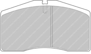 Klocki hamulcowe Ferodo DS3000 MITSUBISHI Lancer 2.0 Ty