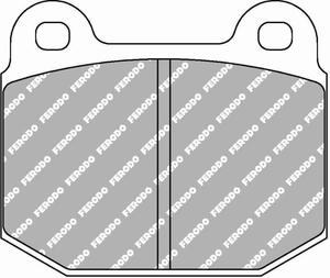 Klocki hamulcowe Ferodo DS2500 OPEL Kadett (C) 1.0 Przd - 2827976545