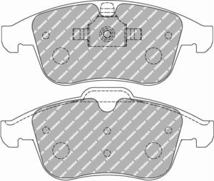 Klocki hamulcowe Ferodo DS2500 OPEL Kadett (E) 1.3 Przd - 2827976578